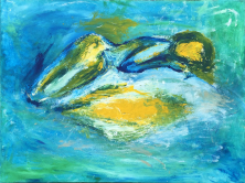 SCHLAFENDE FRAU (Acryl)
80 x 60 cm
VERKAUFT - SOLD