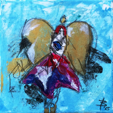 GUARDIAN ANGEL (Acryl)
20 x 20 cm
VERKAUFT - SOLD
