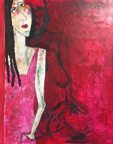 PORTRAIT (Acryl)
80 x 100 cm
VERKAUFT -  SOLD